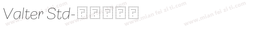 Valter Std字体转换